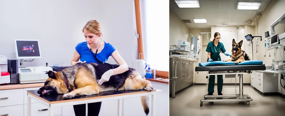 Myth About German Shepherds that they Don't Need Regular Vet Visits Because They're Hardy