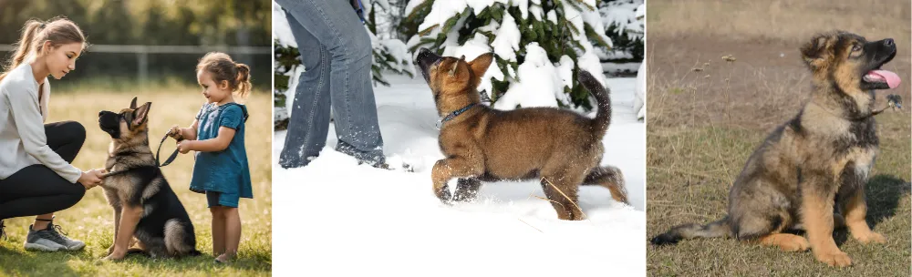 Starting with obedience training during puppyhood of German Shepherd