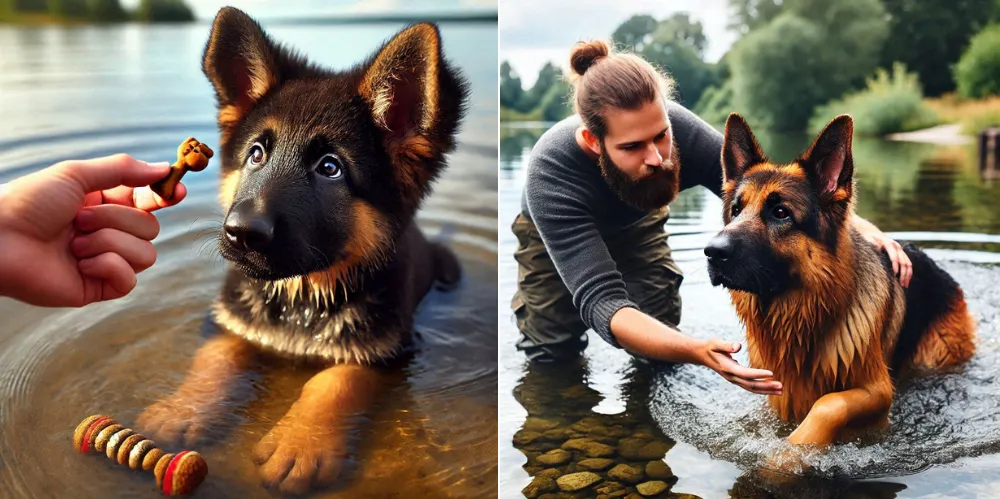 Tips for Training Your German Shepherd to Swim