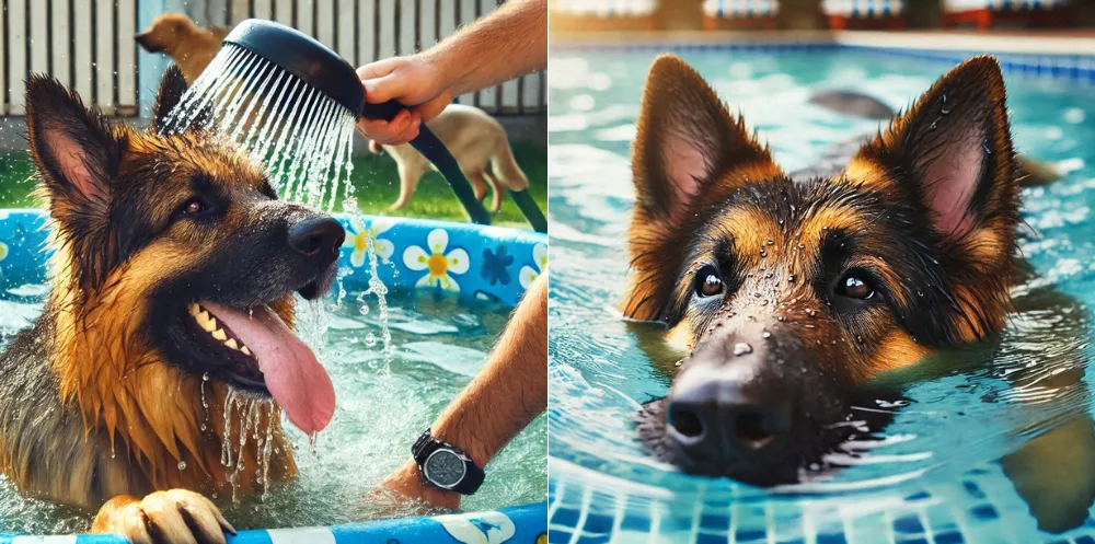 Benefits of Water Play for German Shepherds