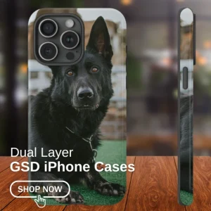 German Shepherd Dual Layer iPhone Cases