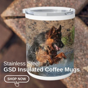 German Shepherd Insulated Coffee Mugs